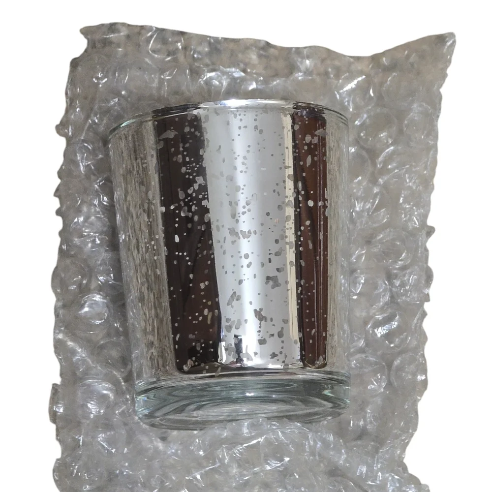 Volens Silver speckled Votive Candle Holders